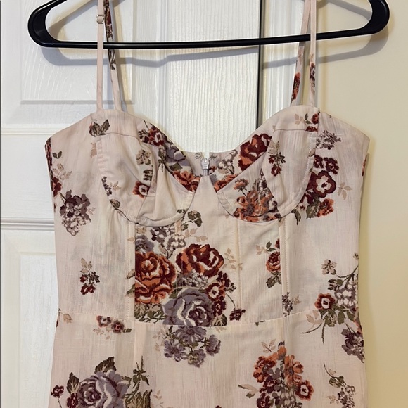 Floral Corset Mini Dress | Floral Mini Dress | Linen Summer Dress - Picture 5 of 8